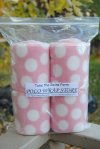 Pale pink w dots horse polowraps